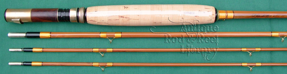 Heddon 9-foot split bamboo fly fishing rod No. 125 (with case