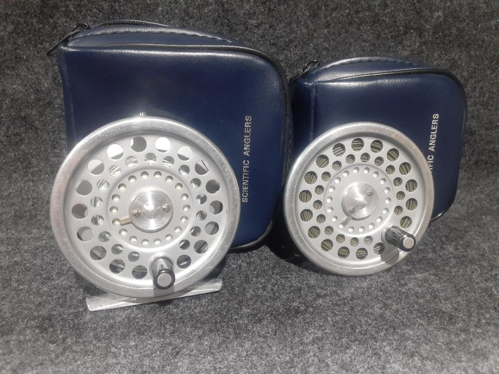 Hardy LRH Lightweight trout fly reel size 3.25 with zip case